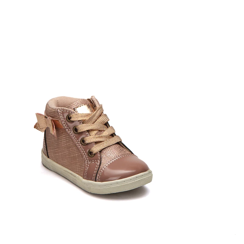 2022 Wholesales Best Quality Soft Casuals Baby Girls Kids Sneakers Flats Pu Lace up For Children Shoes