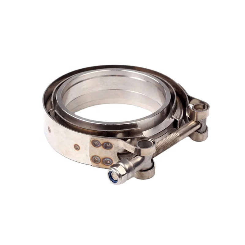 Набор V-образных зажимов для труб с ЧПУ BJR размером 2,5 дюйма и зажимами для шлангов из силикона