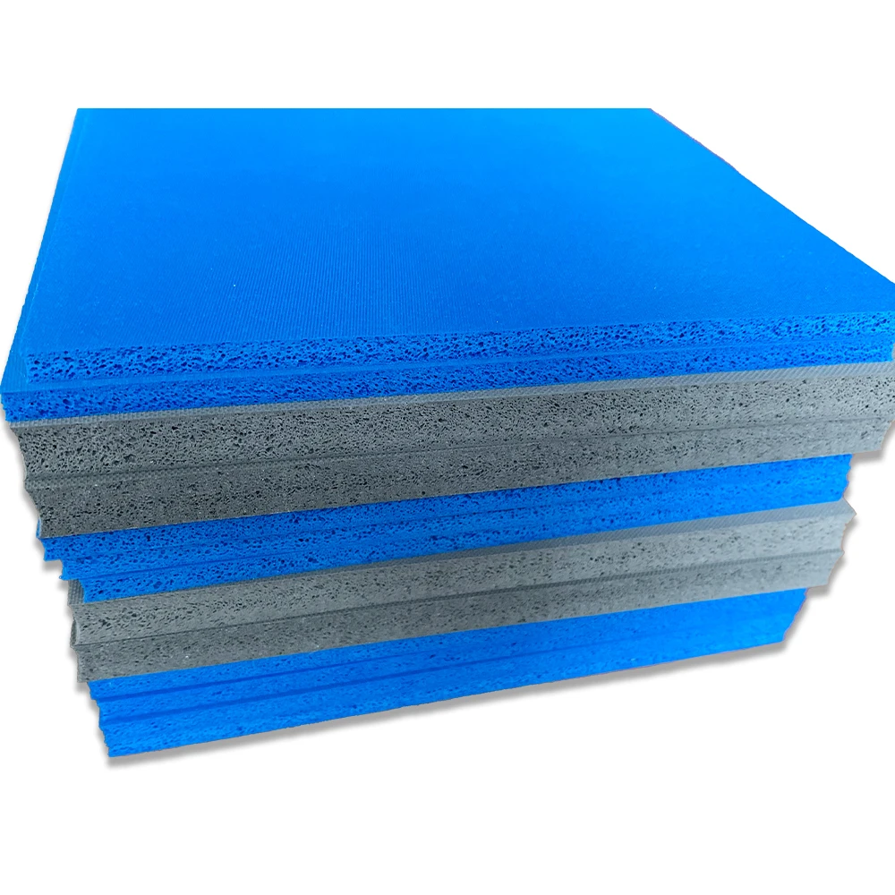 China Factory Low Density Closed Cell Sponge Silicone rubber Heat press 10mm silicone foam sheet