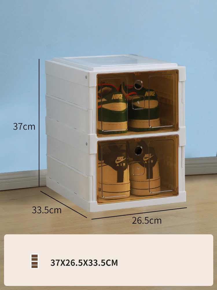 shoes box plastic storage transparent shoe box storage shoe rack cabinet