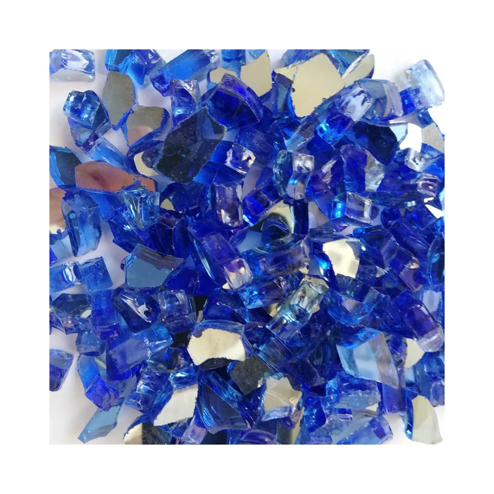 Factory Supply Tempered Broken Fire Glass