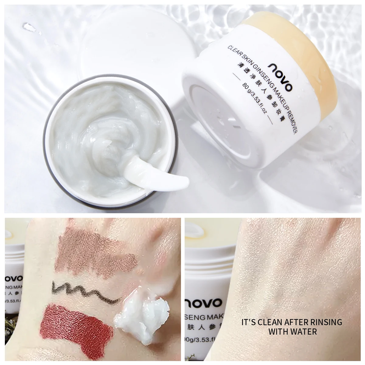 Wholesale Oil Free Makeup Remover Private Label Face Makeup Removing Gel Make up Remover Cream