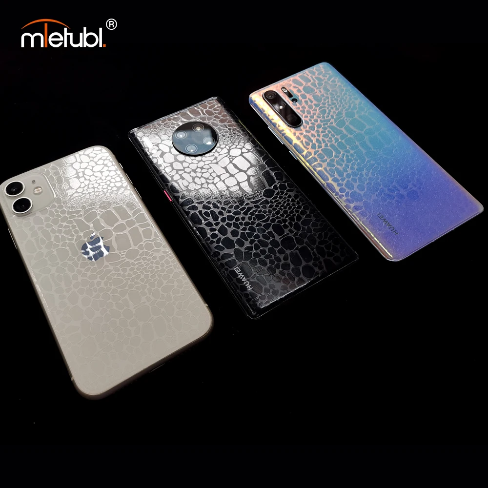 PW transparent texture back film Hydrogel design pictures for film screen protector plotter cutting machine