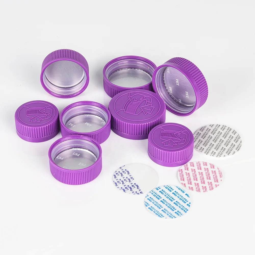 Factory wholesale 38/400 43/400 52/400 PP round Flip Top Cap child proof cap with Medicine bottle