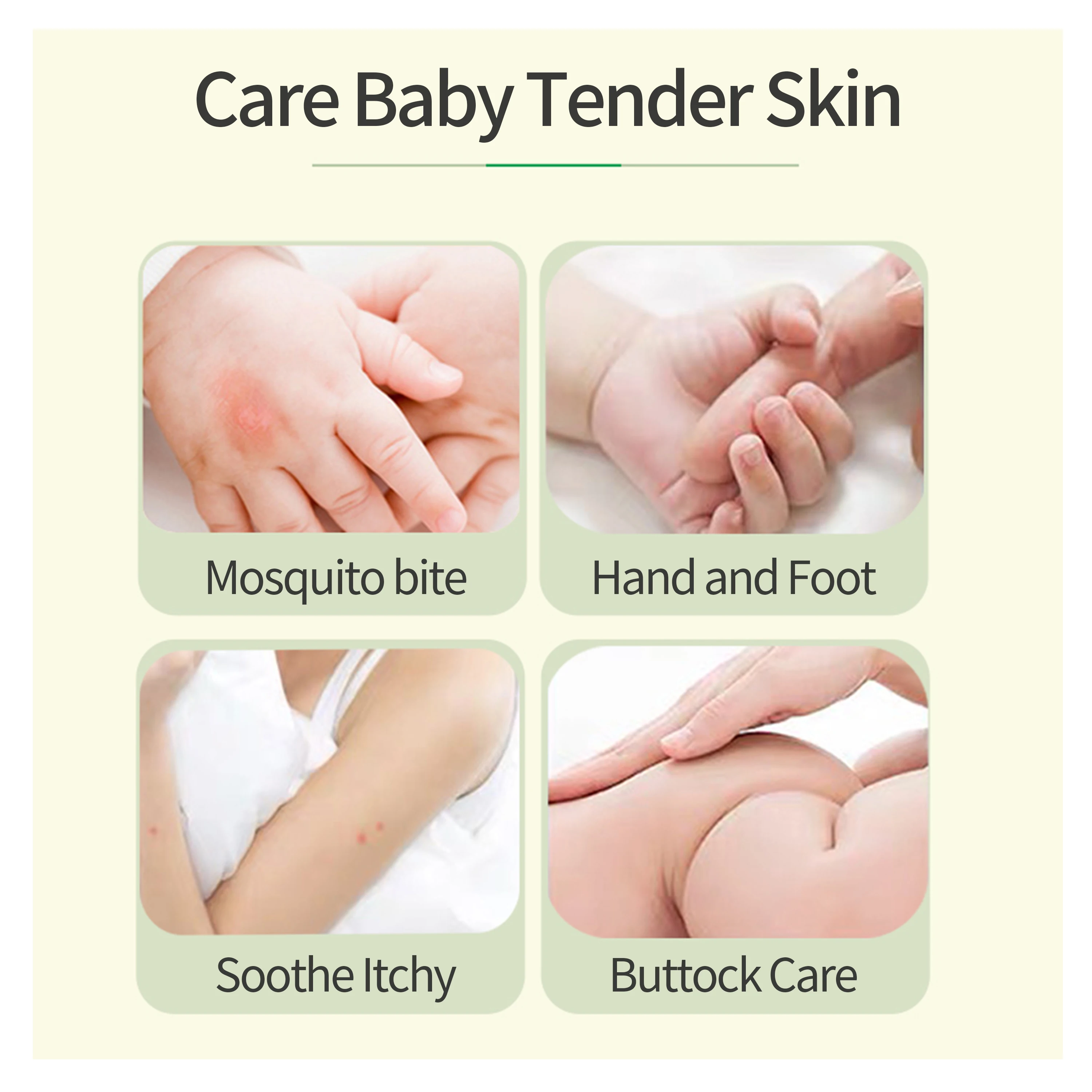 OEM ODM мазь мятной перечной мяты восстанавливает кожу барьер в срочном успокоении зуда и покраснения для младенцев и беременных мам