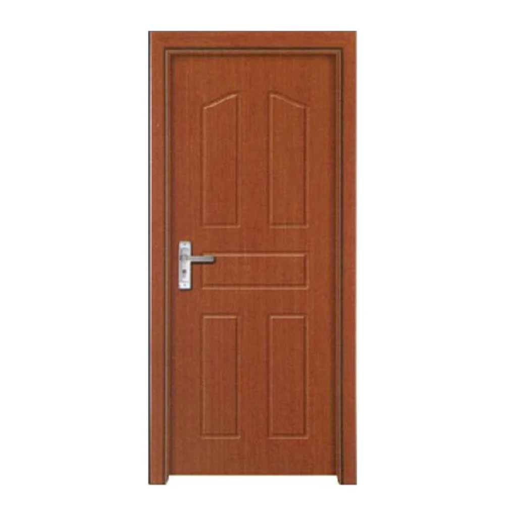 Factory wholesale popular solid wooden door bedroom interior wood   for houses interior wooden door