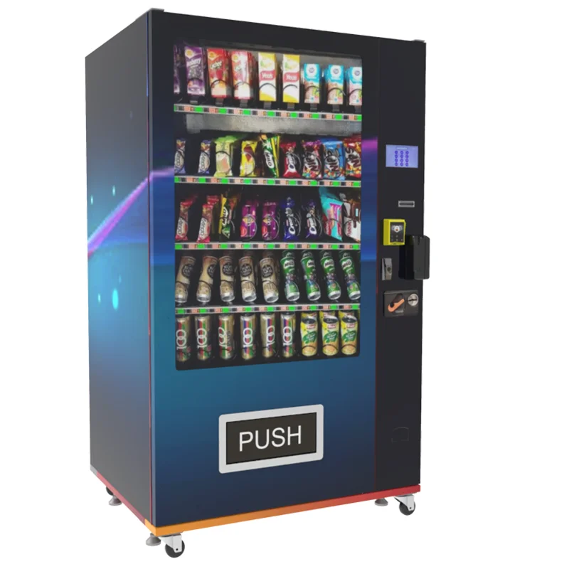 Германия Zhongda автоматический автомат по продаже напитков и закусок пива с системой охлаждения