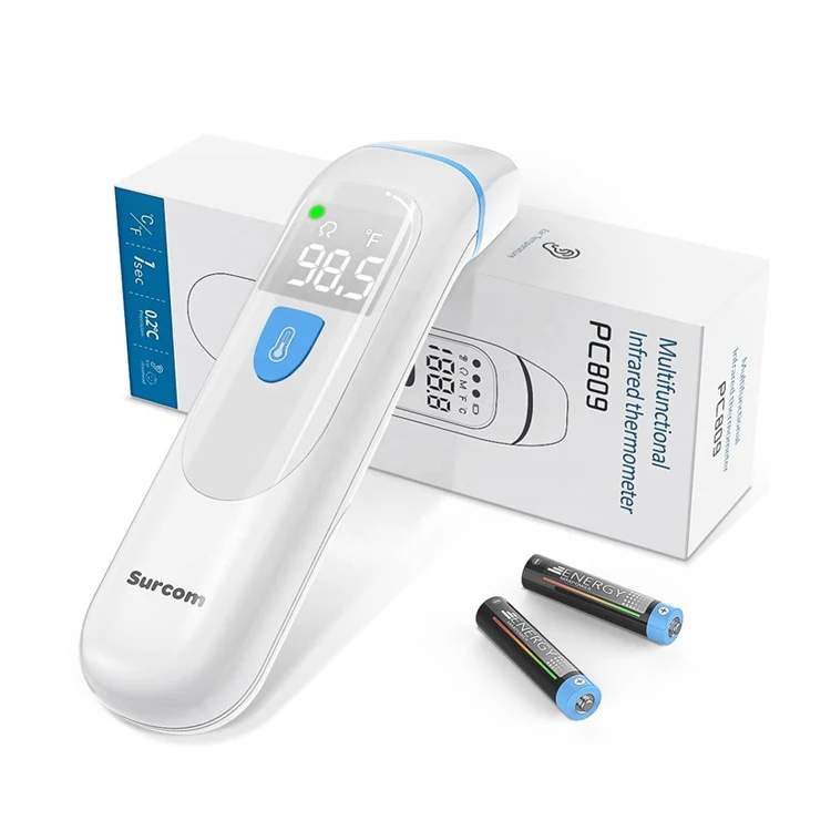 Медицинский Инфракрасный цифровой термометр для лба и ушей с легким сканированием