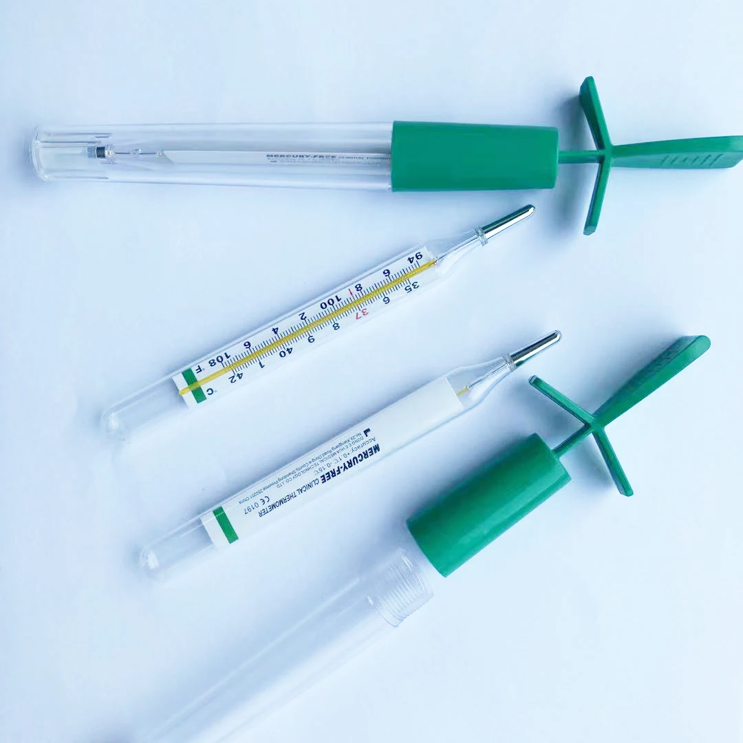 Custom OEM Accurate Double Scale Gallium Mercury Free Glass Thermometer