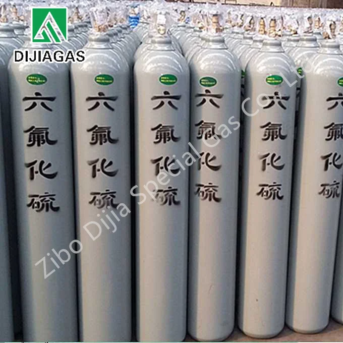 99.9999% Purity Sf6 Sulfur Hexafluoride Gas with Gas Cylinder