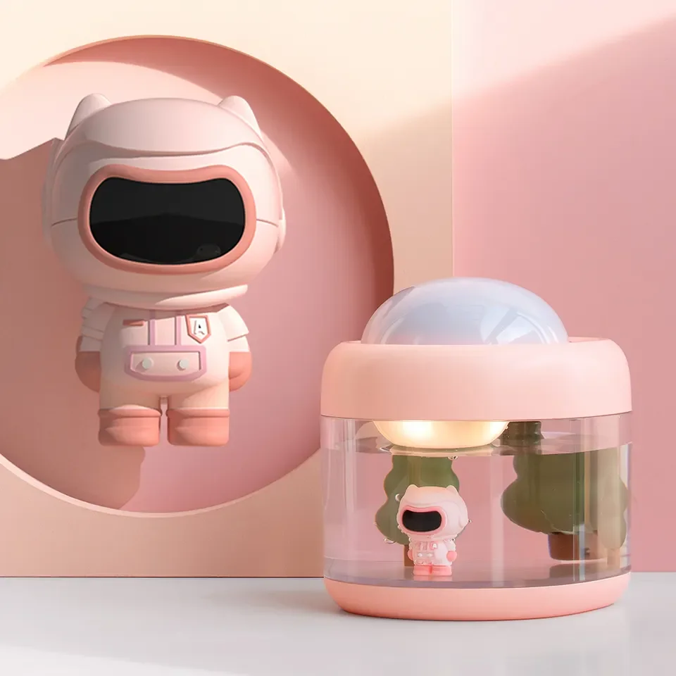 Best Selling OEM Factory 3 In 1 Home Baby Ultrasonic 500ml Electric Cool Mist Air Humidifier with Projection Night Light