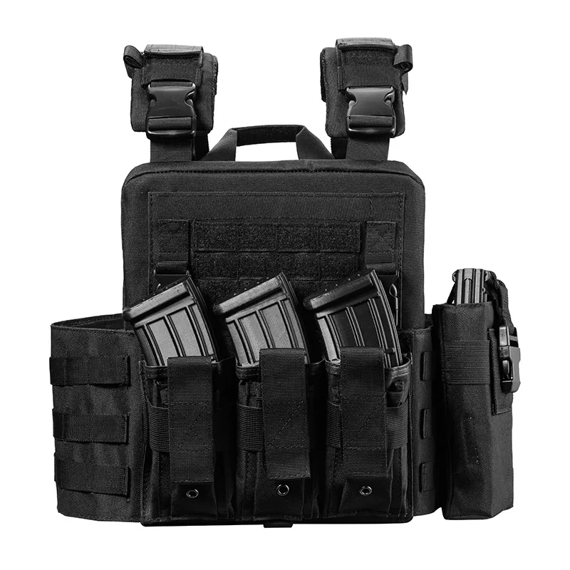 Heavy Duty Plate Carrier Adjustable Oxford Protective Armour Tactical Vest with Molle System