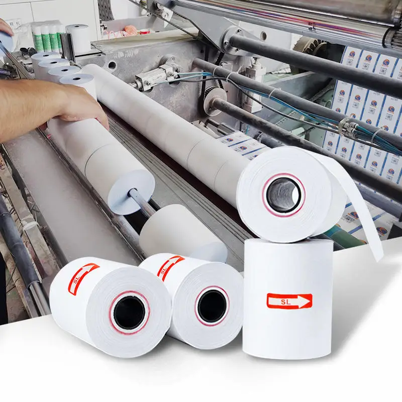 Wholesale 57mm 80mm POS Termicos Paper 57x40 80x60 80x40 Thermal Paper Till Roll Receipt Check Cash Tape