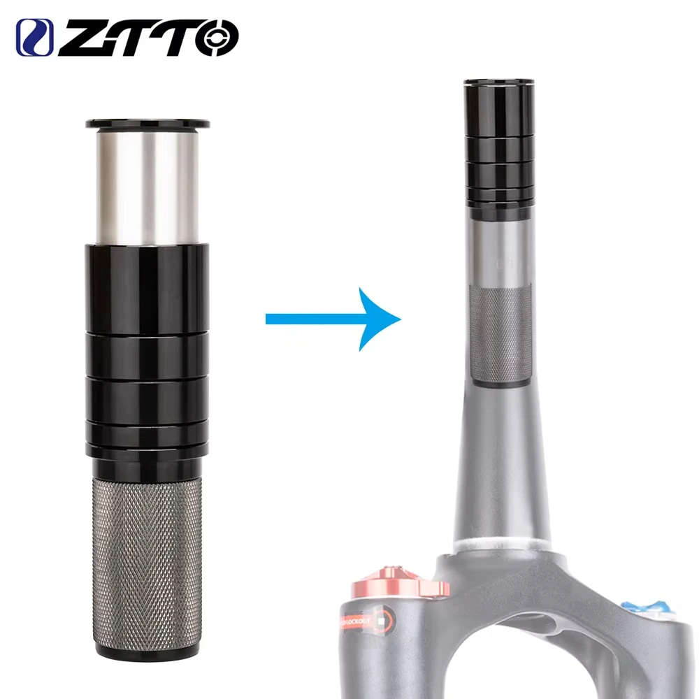 MTB Mountain Road Folding Bikes Extender Handlebar Riser Extension Adapter Bicycle Fork Tube Extend Stem
