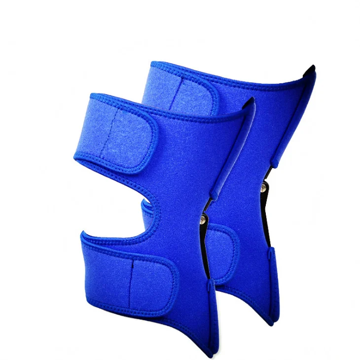 wholesale adjustable knee joint support booster rebound spring force power knee brace patella booster