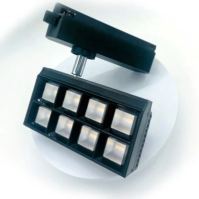 20w 30w 60w 2835 SMD commercial track lighting led aluminum square led track light