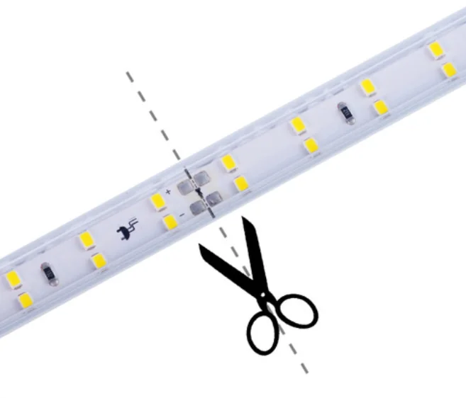 LED cob 2835 5630 strip light with 120 144 180leds 110v 220v led strip for decoration cob flexible led strip color neon