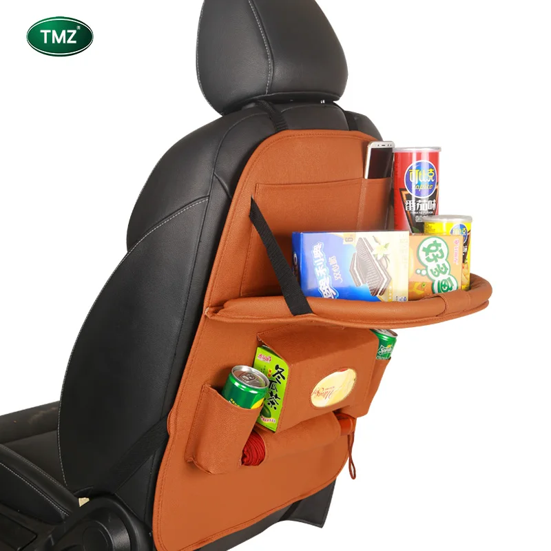 Многофункциональный Авто-Стайлинг Войлок заднего задний карман на переднем сиденье сумка-Органайзер, хранилище, сумочка с лоток-держатель для планшета