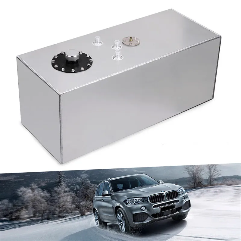Aluminum 76L Fuel Surge Tank With Sensor Fuel Cell Can Foam Inside Buffer Can Gasoline Universal Wholesales