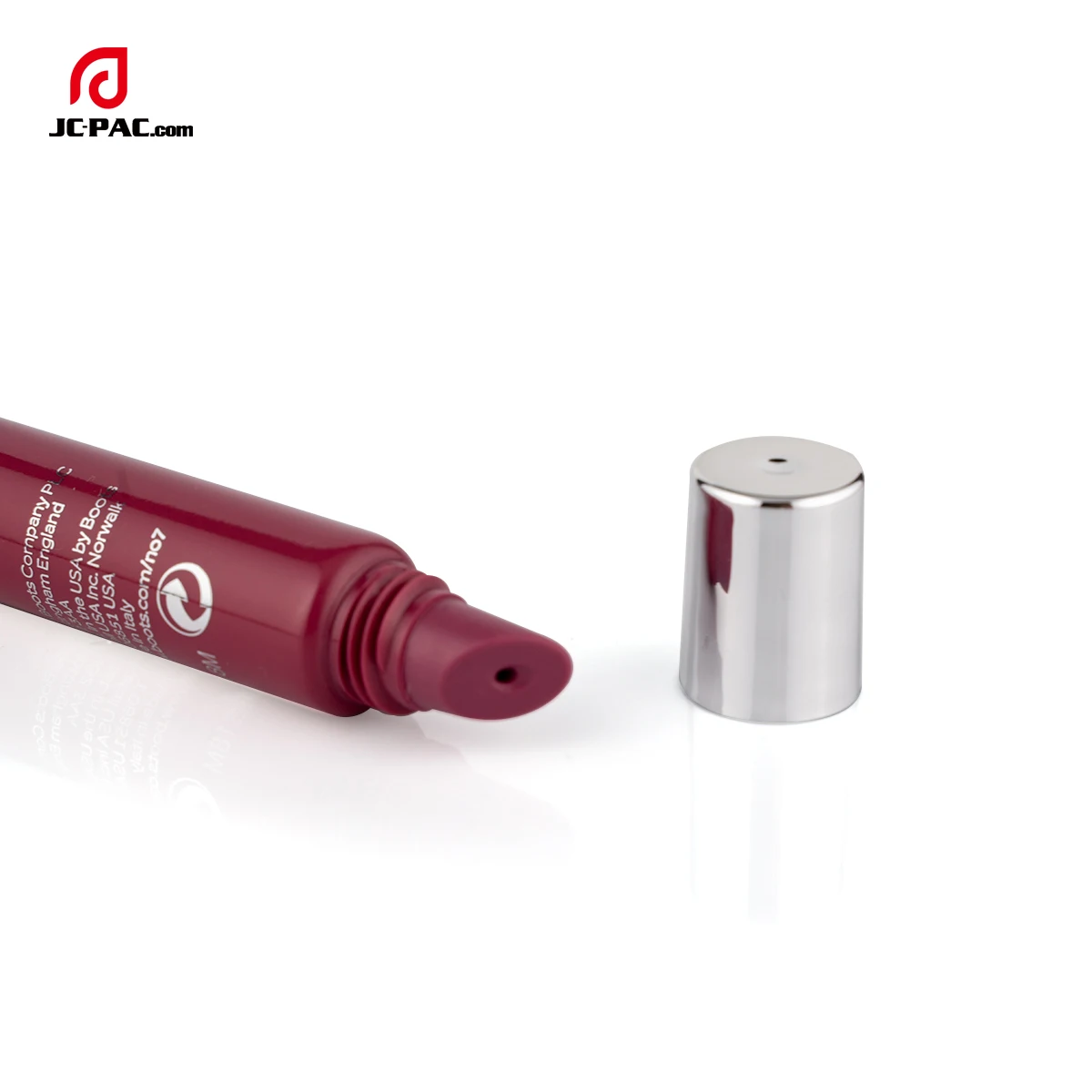 Красивая косметическая экструдированная пластиковая упаковка для блеска губ