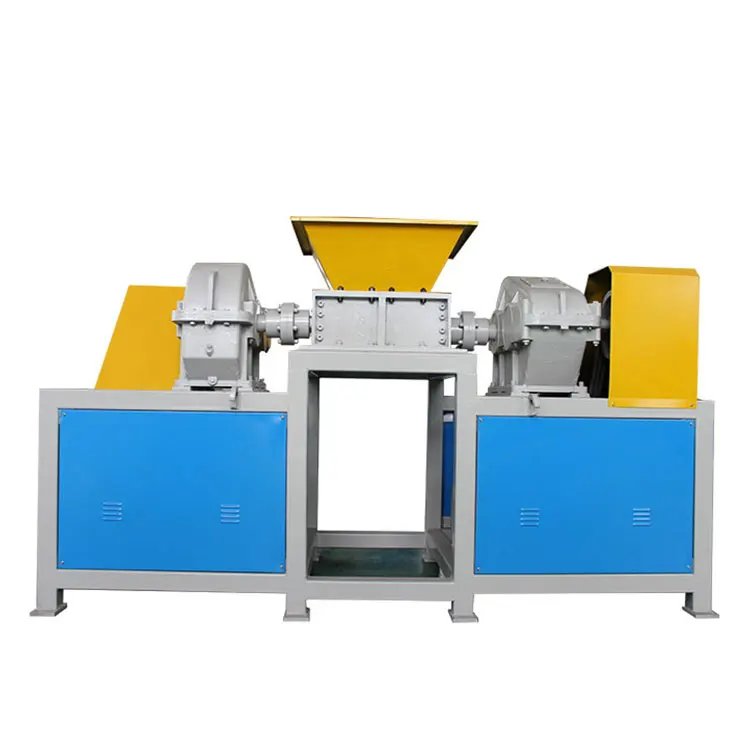 Heavy Duty Crusher Scrap Metal Shredder Waste Plastic Double Shaft Shredder