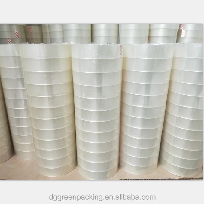 48mm 72mm width Clear and brown very very sticky adhesive box packing tape shipping moving opp carton sealing tape