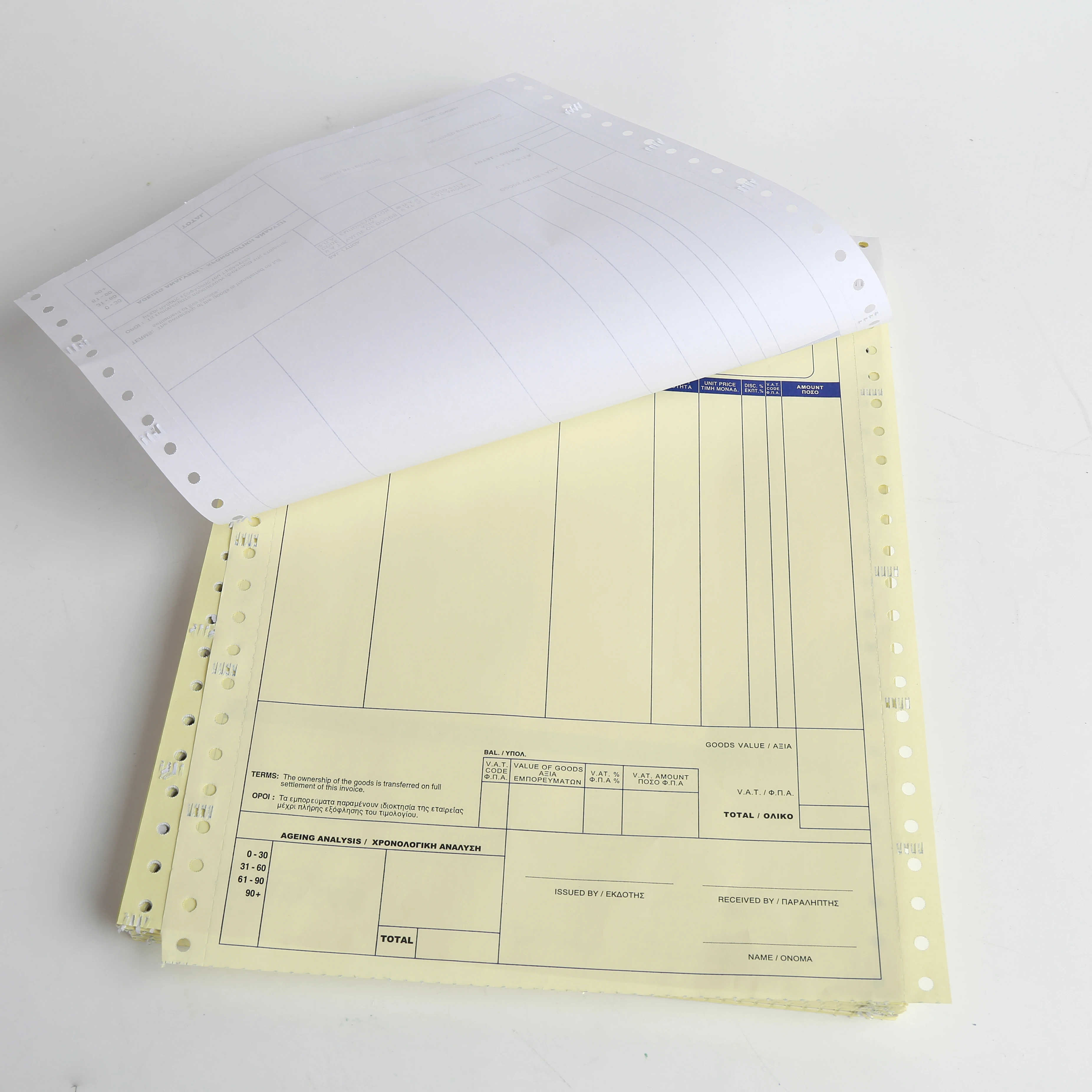 hot sale paper in roll/carbonless computer papers