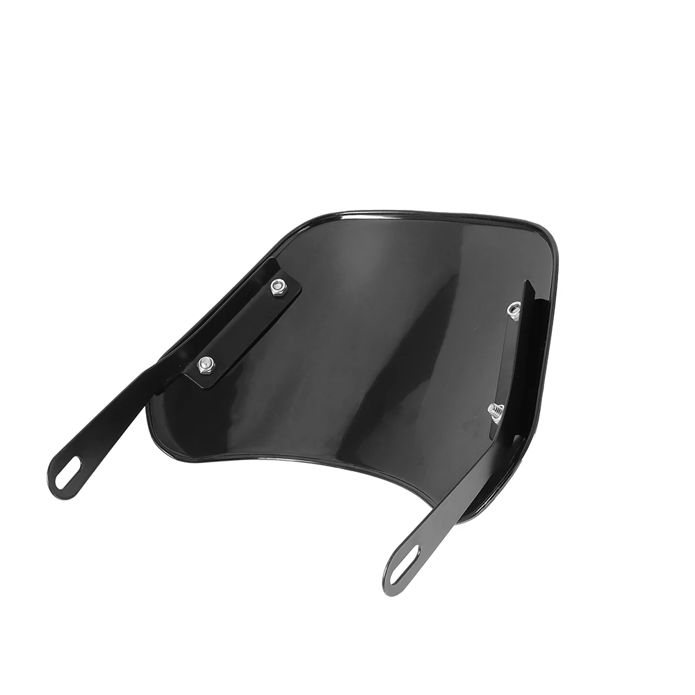 Smoke LENS Motorcycle Windshield Wind Deflector Windscreen Headlight Protector Universal for Harley Honda Yamaha Kawasaki Suzuki