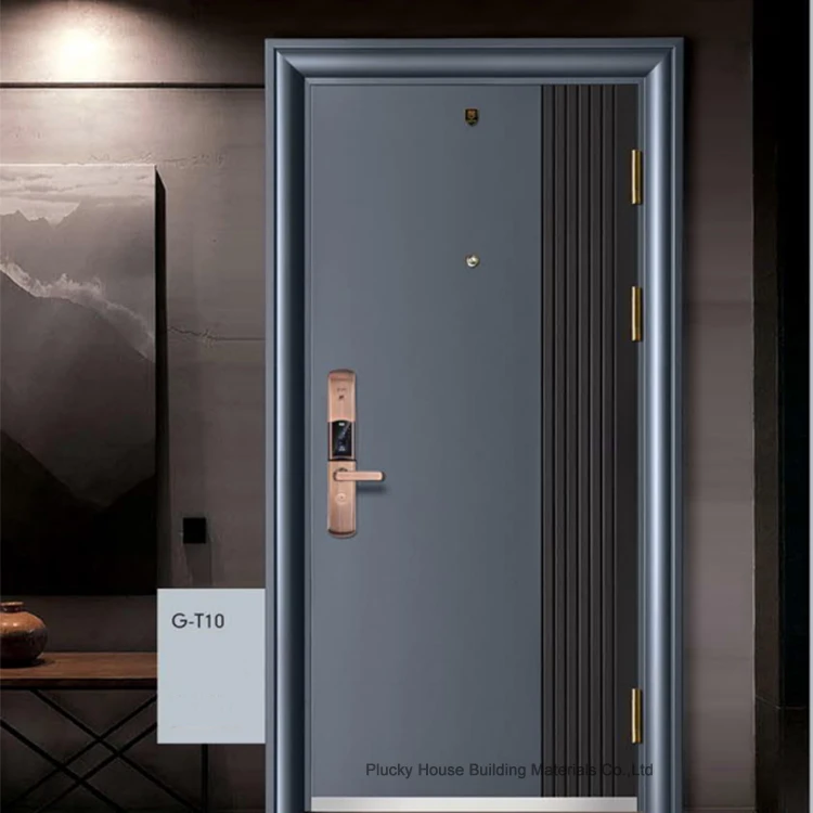 Latest design waterproof exterior steel main door security entrance door