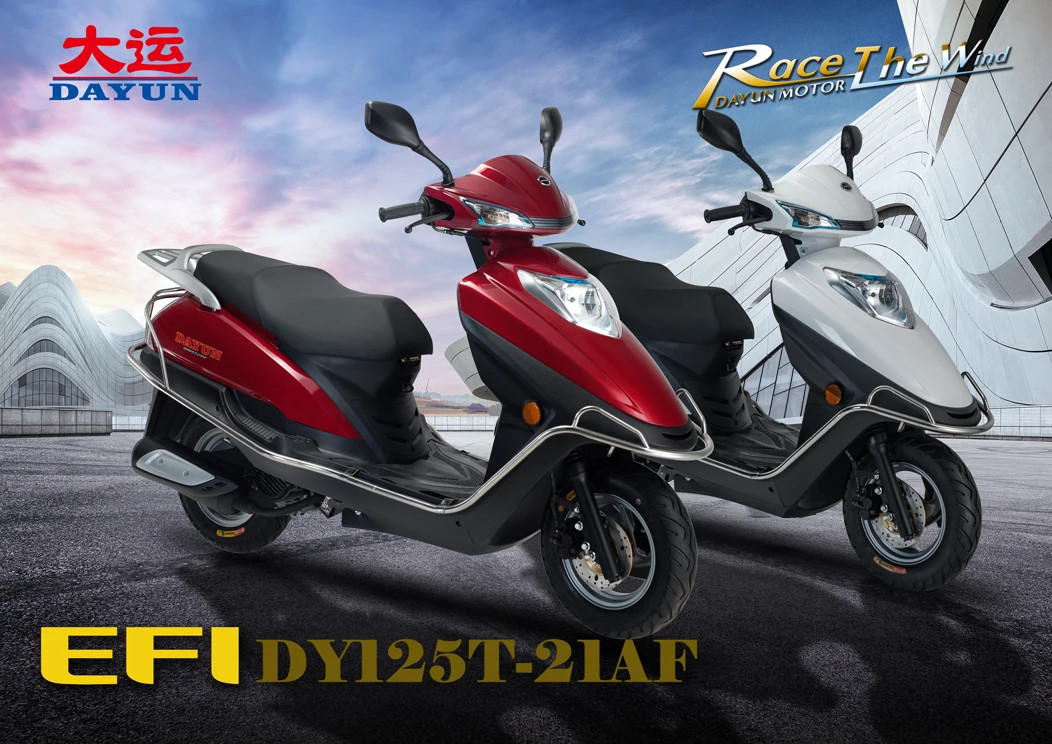 DAYUN motorcycle gasoline engine womens gasoline motorcycles low fuel consumption motorcycle for sale DY125T-21AF