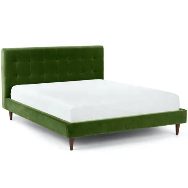 Wholesale factory direct  bedroom sets furniture  European platform tufted fabric Soft upholstered Double bed