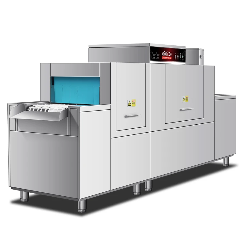 Made in China lowest quality fully automatic commercial dishwashers long line dishwashers for restaurants and cafeterias