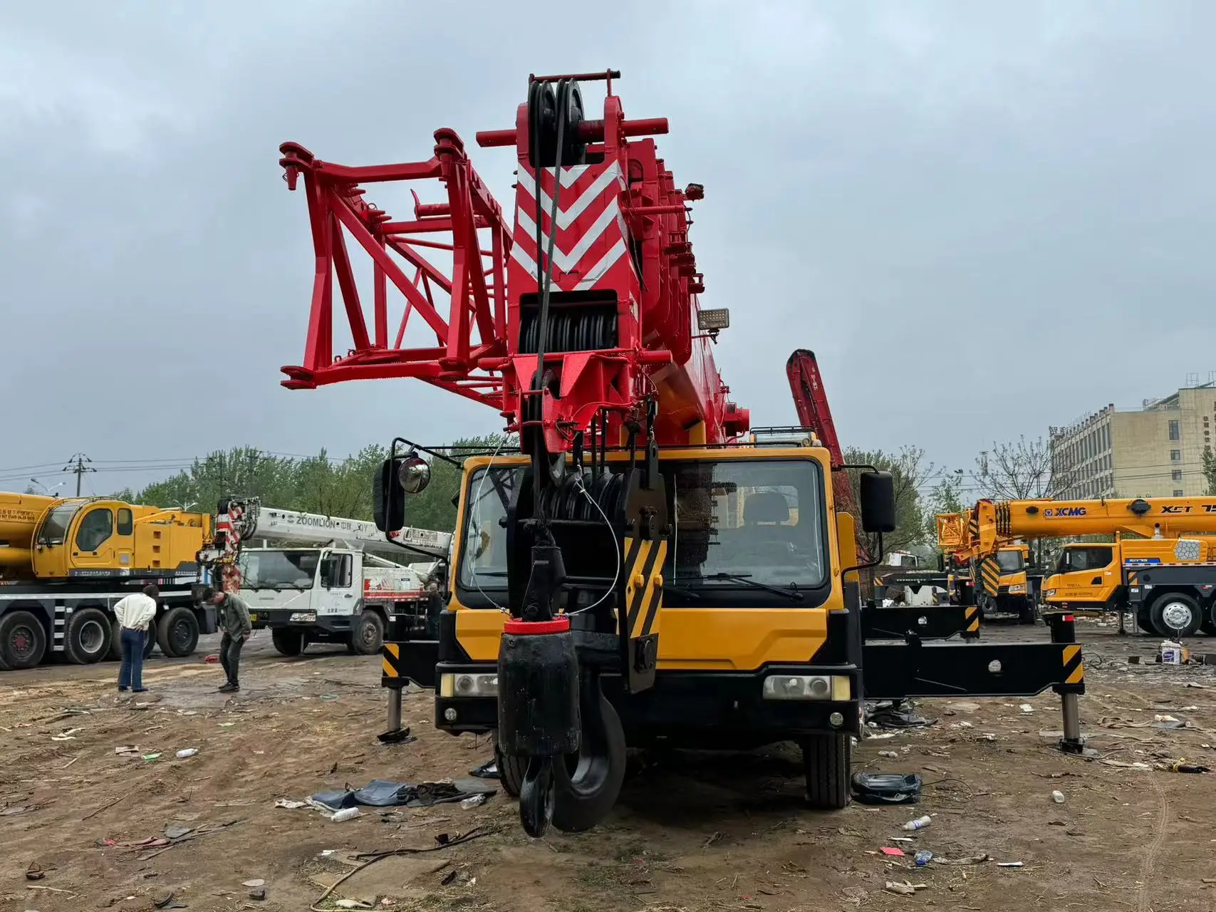 Автокран Sany STC800T 80 тонн тяжелый строительный кран для продажи