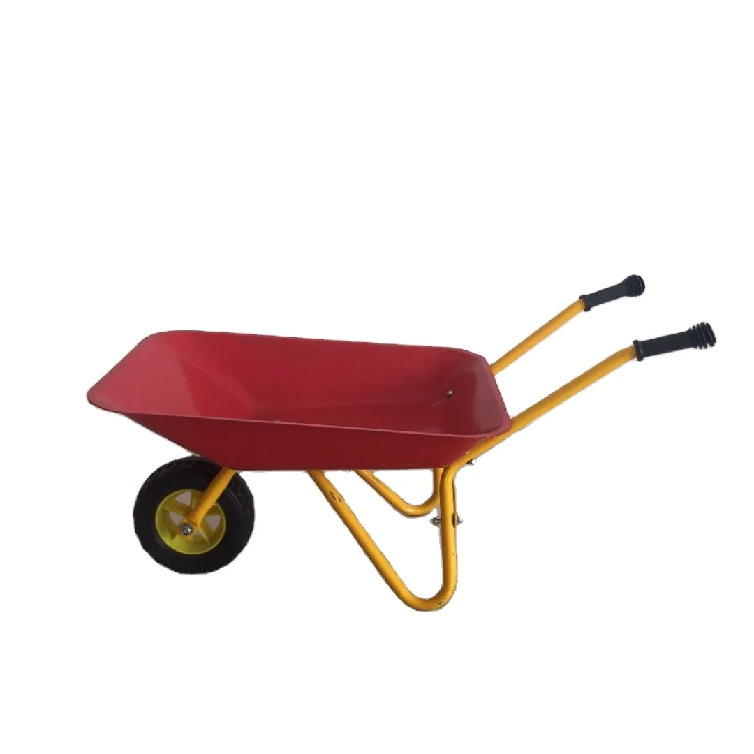 Durable Steel Garden Cart with One Wheel Modern Look