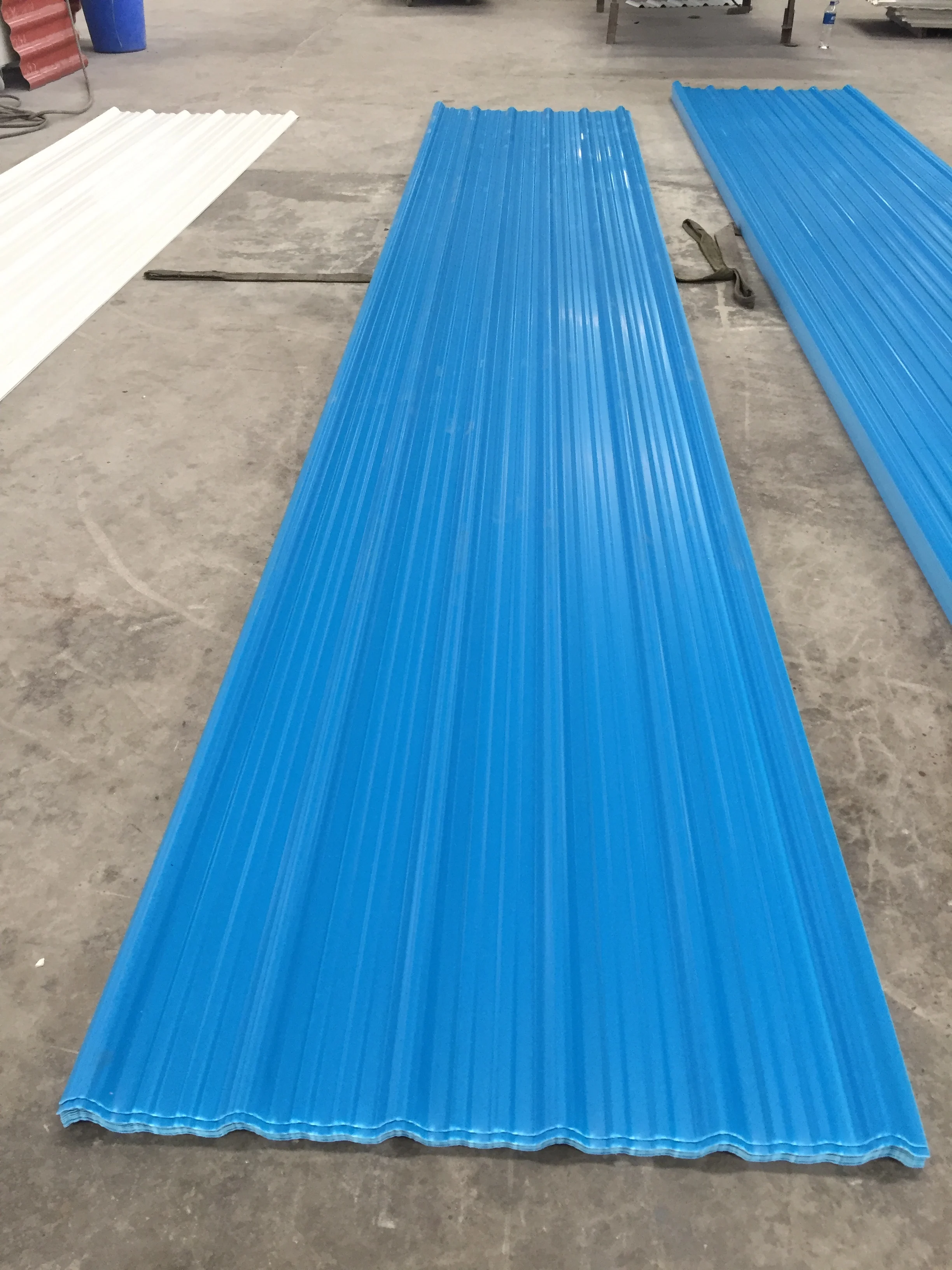 Fireproof asa upvc plastic pvc roofing sheet bent tiles for shed
