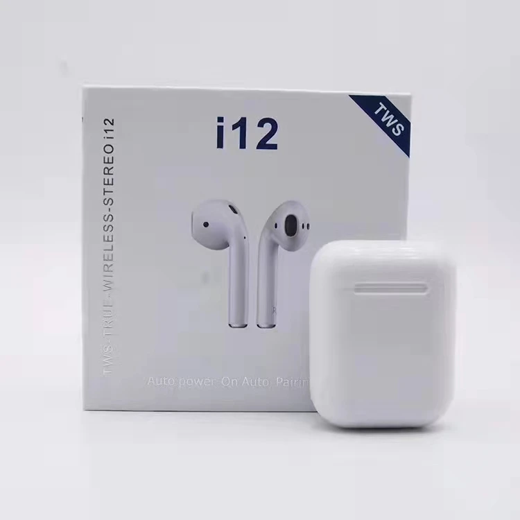2021 BT Macaron Inpods 12 Wireless Headphone Earbuds Touch Control 5.0 Mini True Air2 Air3 Pro4 i12 Tws Black Wireless Earphone