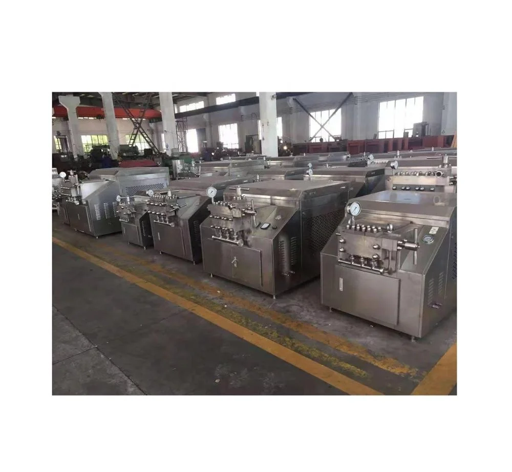 Двухступенчатый гомогенизатор высокого давления для фруктового сока 5000 л/ч для промышленного использования