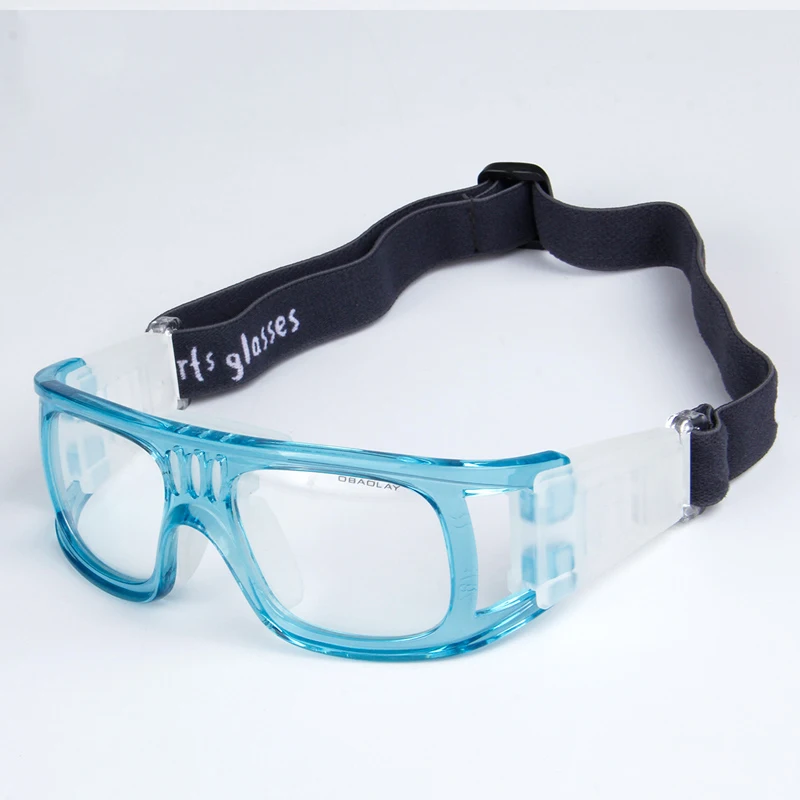 Наиболее безопасности баскетбольные очки для защиты глаз PC очки ударопрочность PC Рамка Футбол очки линзы при близорукости
