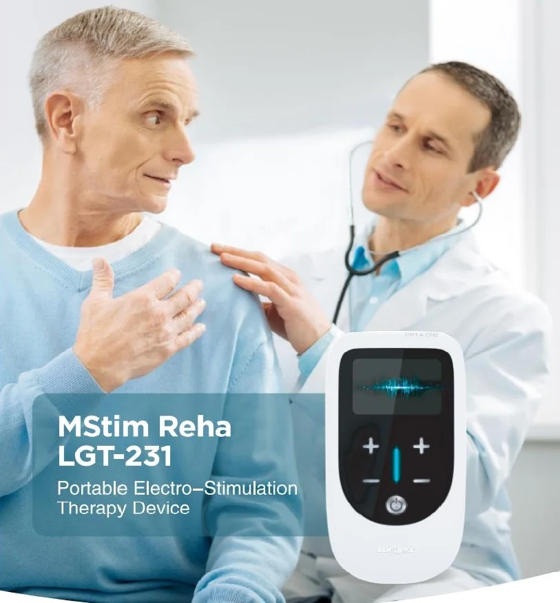 Longest Mstim Reha Clinical Tens Portable Electrotherapy Physiotherapy Device For Drug-Free Pain Relief