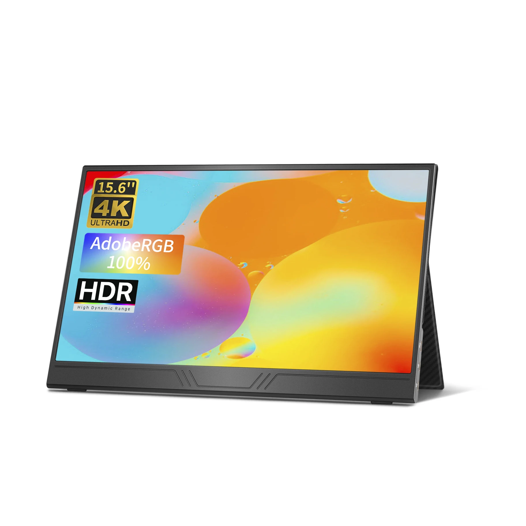 4K Computer Monitor with 15.6 inch LCD Screen, HDR400, 600nit, AdobeRGB 100%