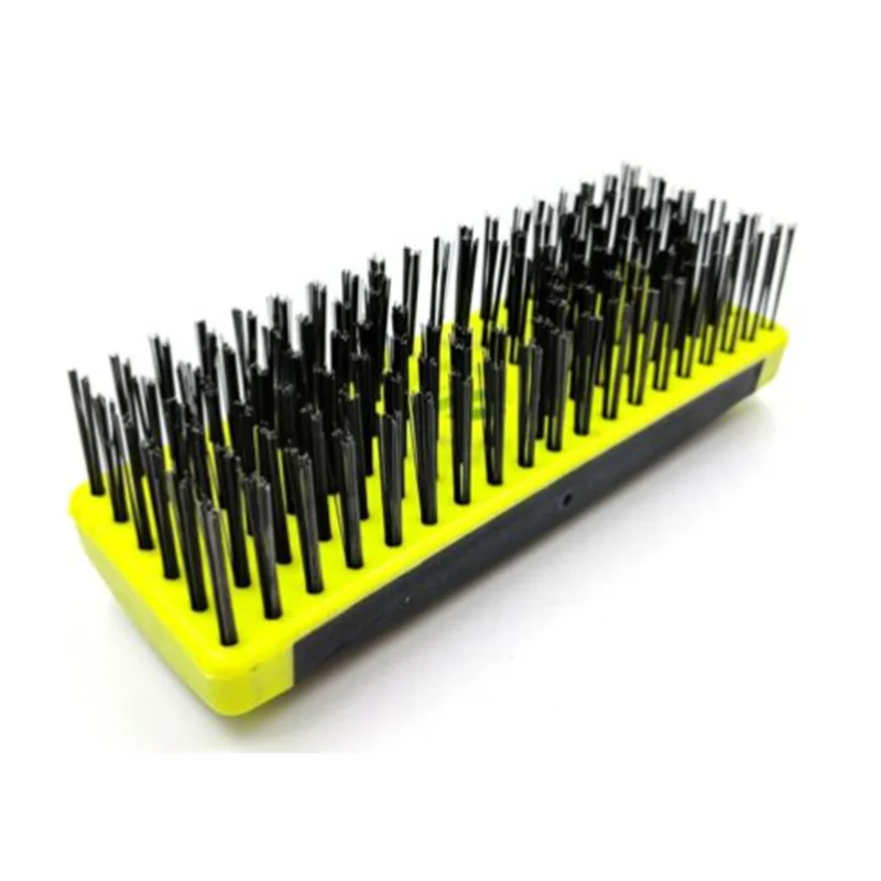 Factory supply Garden Metal Weed Remover Tool Wire Brush Scraper Set Block Paving Brushes Set