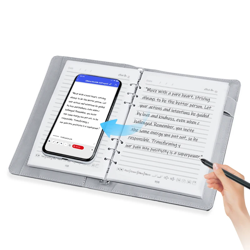 Factory direct sale write smart notebook agenda drawing generate rendering  picture  sync sharing notebook gift set