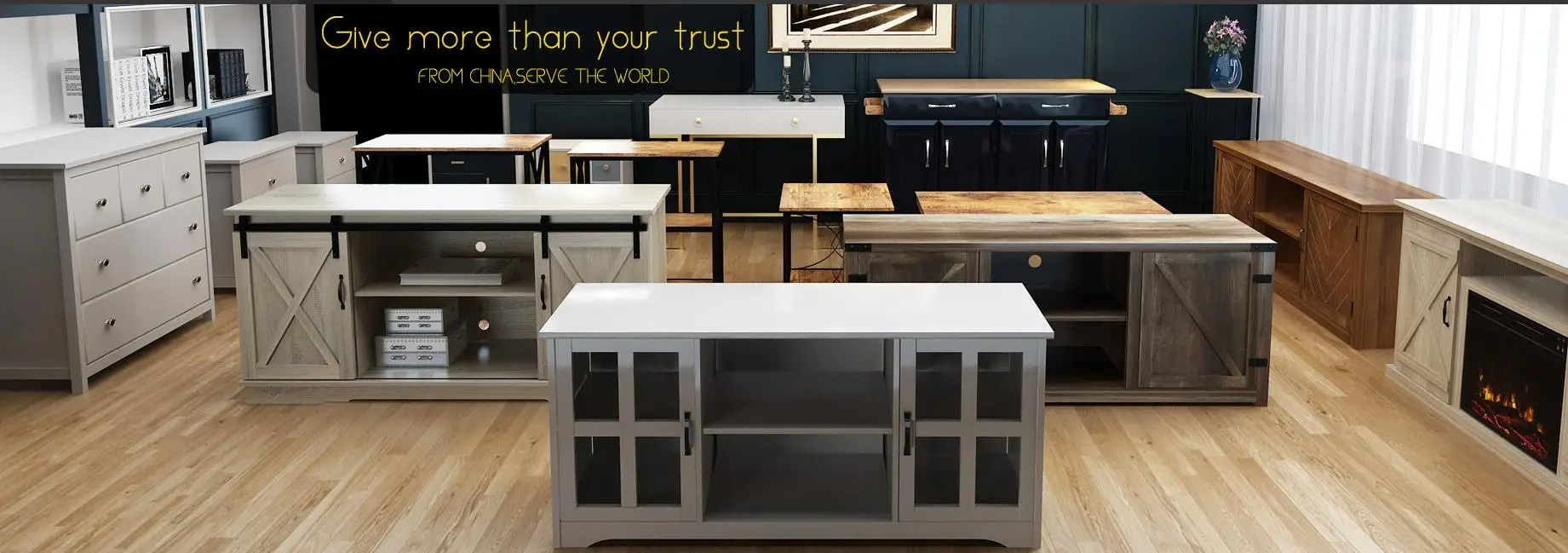 Modern  Iron round high Coffee Tables and Console Tables