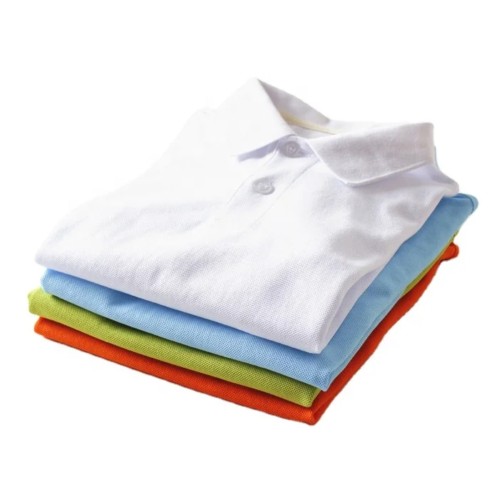 Custom School Uniform Kids Pique Cotton Polo Shirt
