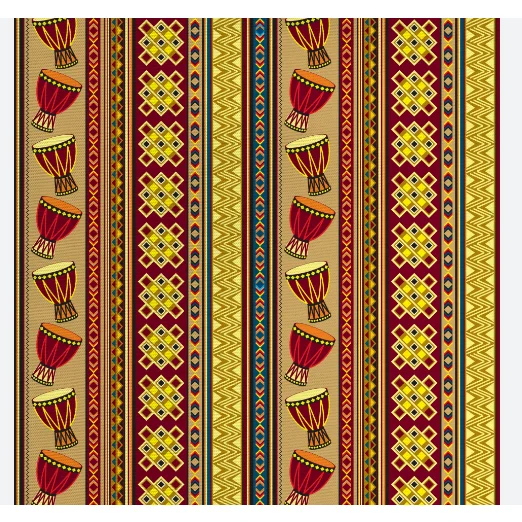 Wholesale Colorful Design Kente and Ankara Fabric African Wax Print Hollandais Poplin Fabric