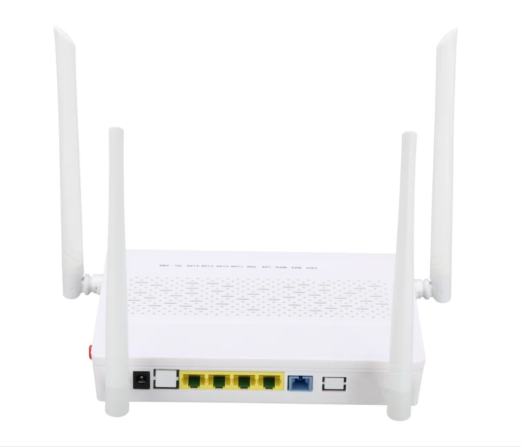 4GE+Dual-band WIFI+USB Optical network 4 GE port 1 USB dual band 2.4G and 5G XPON ONU Optical home WIFI ONU