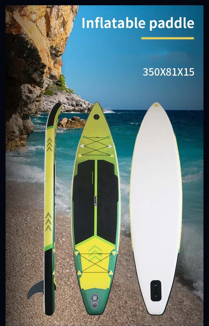 China manufacturer Outdoor  water sport Inflatable Surfboard with Sup Board Paddle standup board Waterplay Surfing