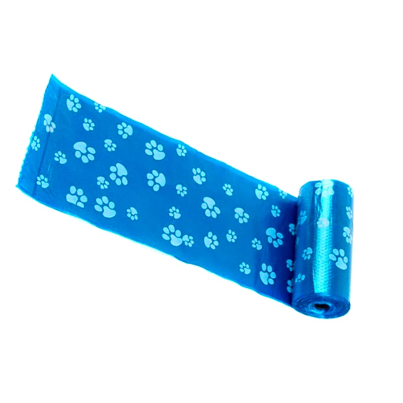 Customized Size & Print Home Compostable Dog Waste Bags Made from PLA+PBAT+Cornstarch Material