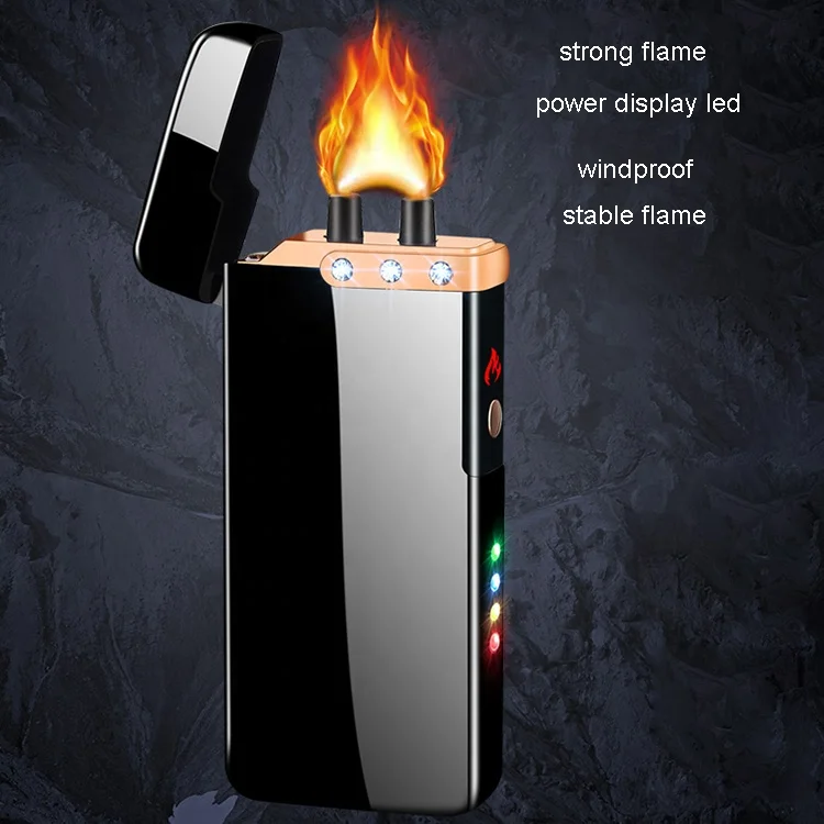 strong jet big flame electric electronic rechargeable usb charged flint arc cigar cigarette smoking pipe candle torch lighter