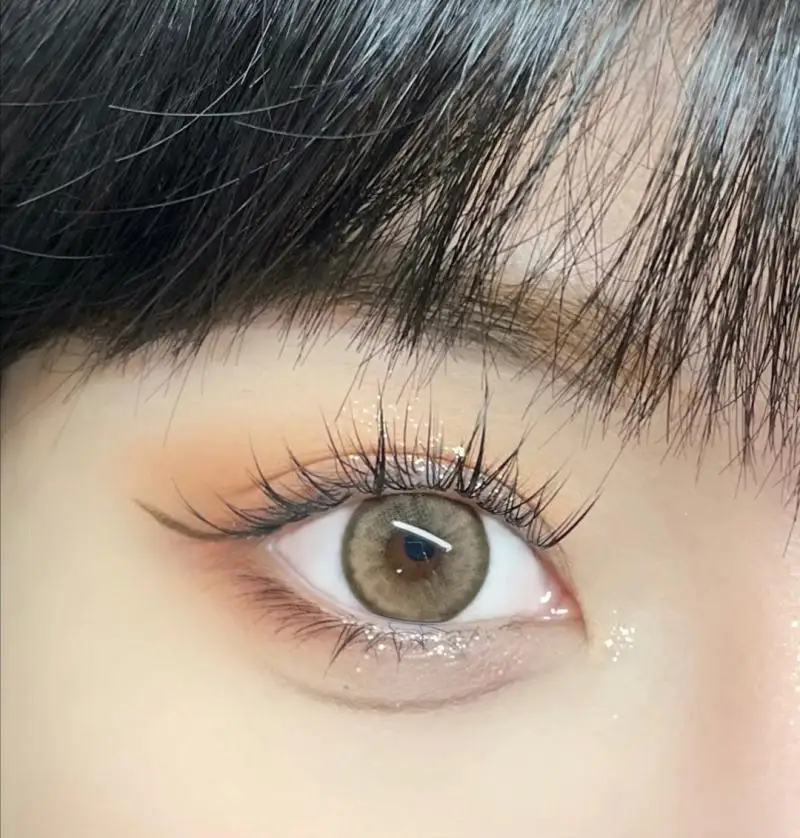 Sunnylens sweet brown colored  contact lenses eyewear  wholesale eye contacts cosmetic lenslentes de contacto  big size 1